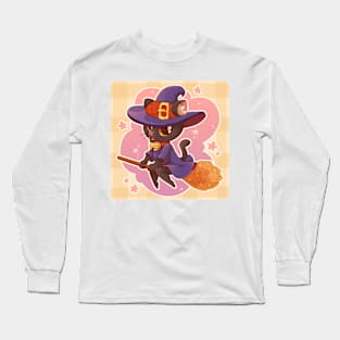 Witch cat. Halloween Long Sleeve T-Shirt